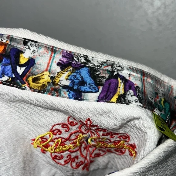 Robert Graham Button Down Dress Shirt With Masquerade Cuffs Extra Large - Picture 12 of 15